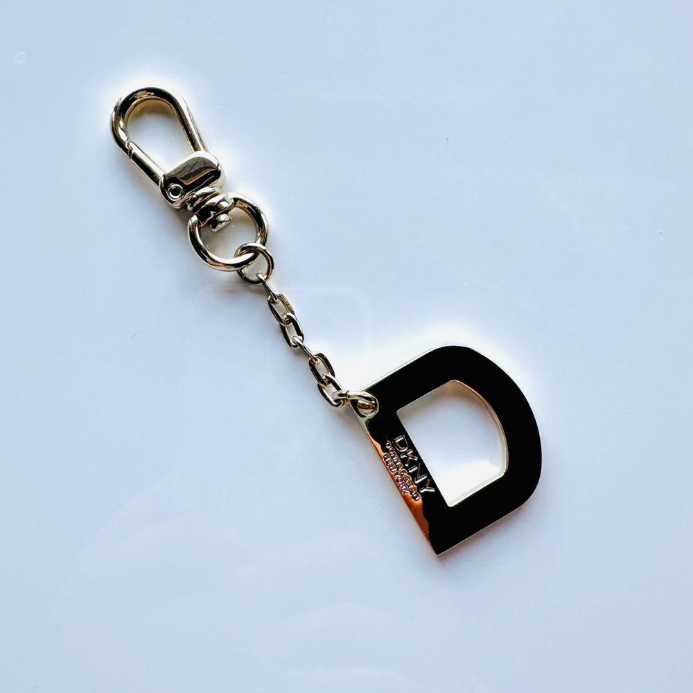 Donna Karen New York Letter D key charm bag charm NEW